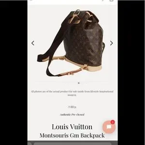 Louis Vuitton Montsouris Gm Backpack $2,500 or best offer. Louis Vuitton | Bags | Louis Vuitton Montsouris Gm Backpack  main image 2